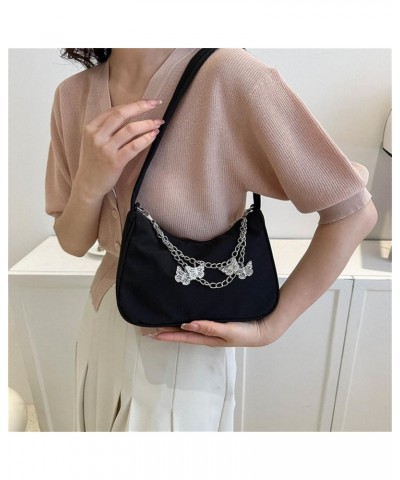 Bag Jewelry Ladies Small Shoulder Casual Animal Fashion Handbag Bag One Underarm Chain Bag Clear Shoulder Bag for Women Black...