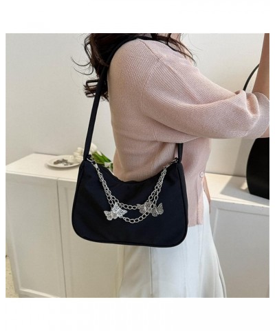 Bag Jewelry Ladies Small Shoulder Casual Animal Fashion Handbag Bag One Underarm Chain Bag Clear Shoulder Bag for Women Black...