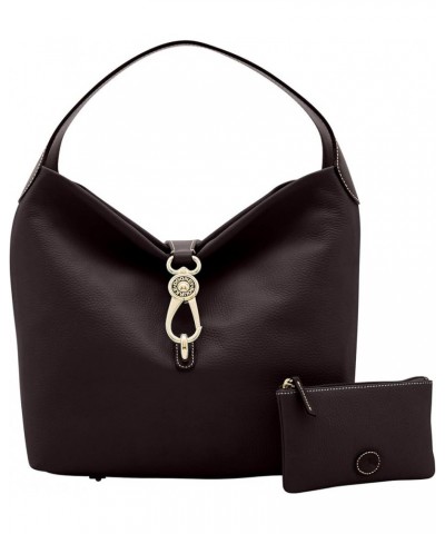 Handbag, Pebble Grain Logo Lock Shoulder Bag With Pouch Black Black $77.70 Shoulder Bags