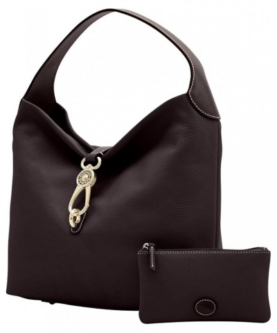 Handbag, Pebble Grain Logo Lock Shoulder Bag With Pouch Black Black $77.70 Shoulder Bags