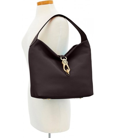 Handbag, Pebble Grain Logo Lock Shoulder Bag With Pouch Black Black $77.70 Shoulder Bags