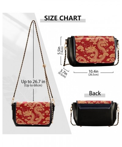 Cats Textile Watercolor Cat Women Shoulder Leather Bags Print Crossbody Bags for Women Tote Satchel with Chain Strap Chinese ...