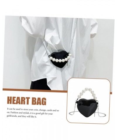 2pcs Love Bag Chic Mini Heart Handbag Mini Bag Heart Shoulder Bag Chain Evening Bag Goth Bag Crossbody Bags for Women Trendy ...