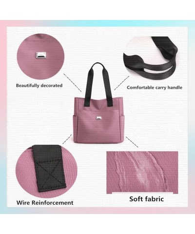 Nylon Women Crossbody Bag Stylish Handbag for Women, Designer Business Shoulder Shopping Office Bag Purple $11.04 Shoulder Bags