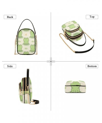 Cute Frog Crossbody Bags for Women with Shoulder Strap Cell Phone Purse Trendy Shoulder Handbags Wallet Outdoor Working Trave...