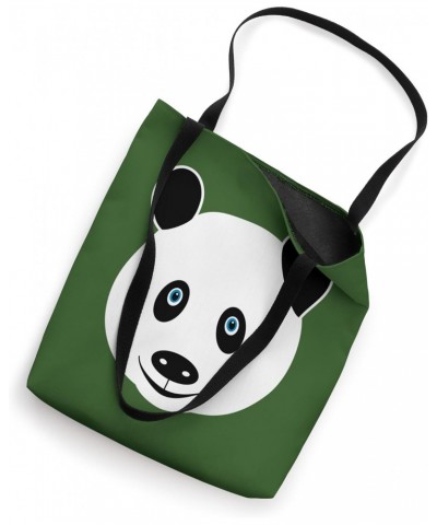 Panda bear head graphic wildlife motif print wild animal Tote Bag $11.03 Totes