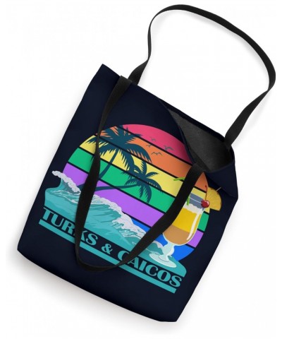 Turks and Caicos Palms Beach Caribbean Gift Islands Souvenir Tote Bag $9.46 Totes