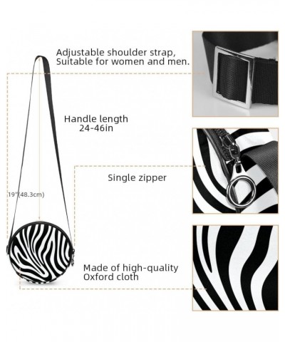 Crossbody Bags for Women,Crossbody Bag Men,Small Sling Bag,Abstract Zebra Stripes,Crossbody Purse $12.43 Crossbody Bags