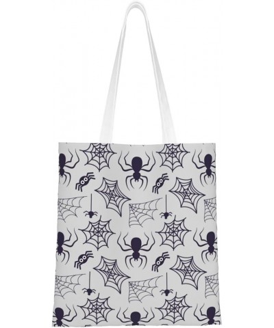 Halloween Spiders Single Shoulder Fashion Canvas Tote Shopping Bags Handbags For Men And Women Halloween Spiders25 $11.72 Totes