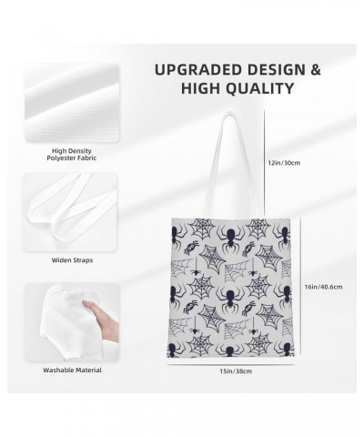 Halloween Spiders Single Shoulder Fashion Canvas Tote Shopping Bags Handbags For Men And Women Halloween Spiders25 $11.72 Totes