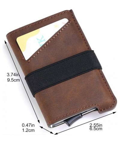 Minimalist Wallet for Men-Slim Credit Card Holder RFID Mens Wallets and Leather Case (coffee) $23.31 Wallets