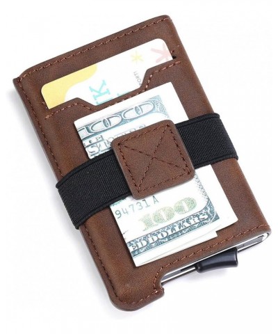 Minimalist Wallet for Men-Slim Credit Card Holder RFID Mens Wallets and Leather Case (coffee) $23.31 Wallets