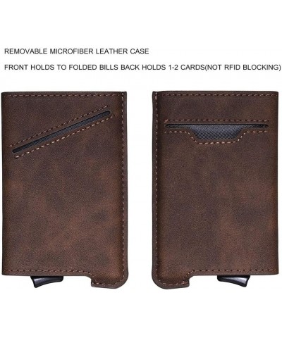 Minimalist Wallet for Men-Slim Credit Card Holder RFID Mens Wallets and Leather Case (coffee) $23.31 Wallets