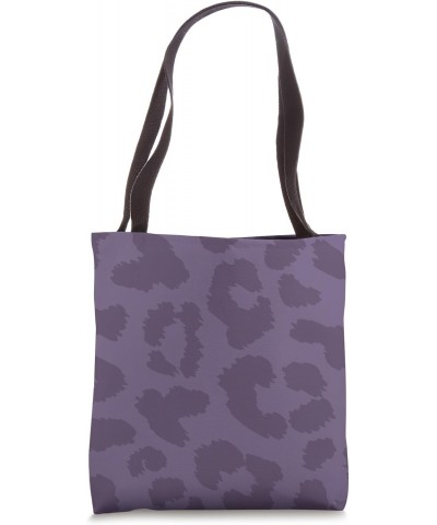 Cute Leopard Cheetah Animal Light Violet Purple Aesthetic Tote Bag $9.66 Totes