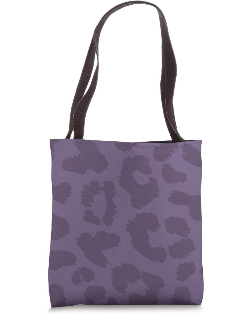 Cute Leopard Cheetah Animal Light Violet Purple Aesthetic Tote Bag $9.66 Totes