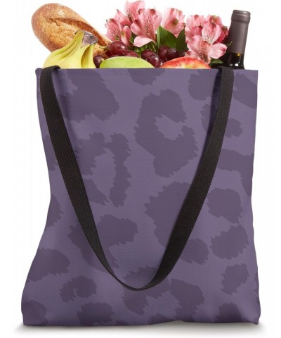 Cute Leopard Cheetah Animal Light Violet Purple Aesthetic Tote Bag $9.66 Totes