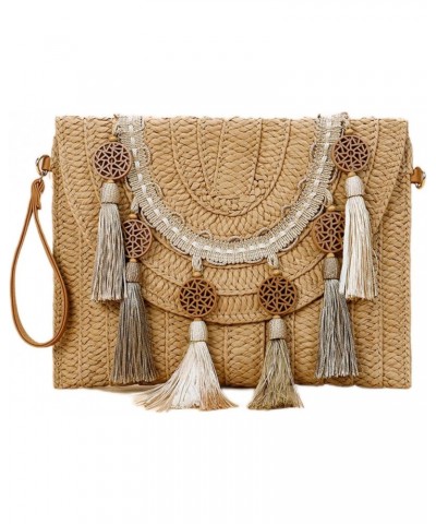 New Clutch Straw Bag Vacation Seaside Mobile Phone Bag Straw Bag Women's Beach Bag/212 $28.51 Clutches