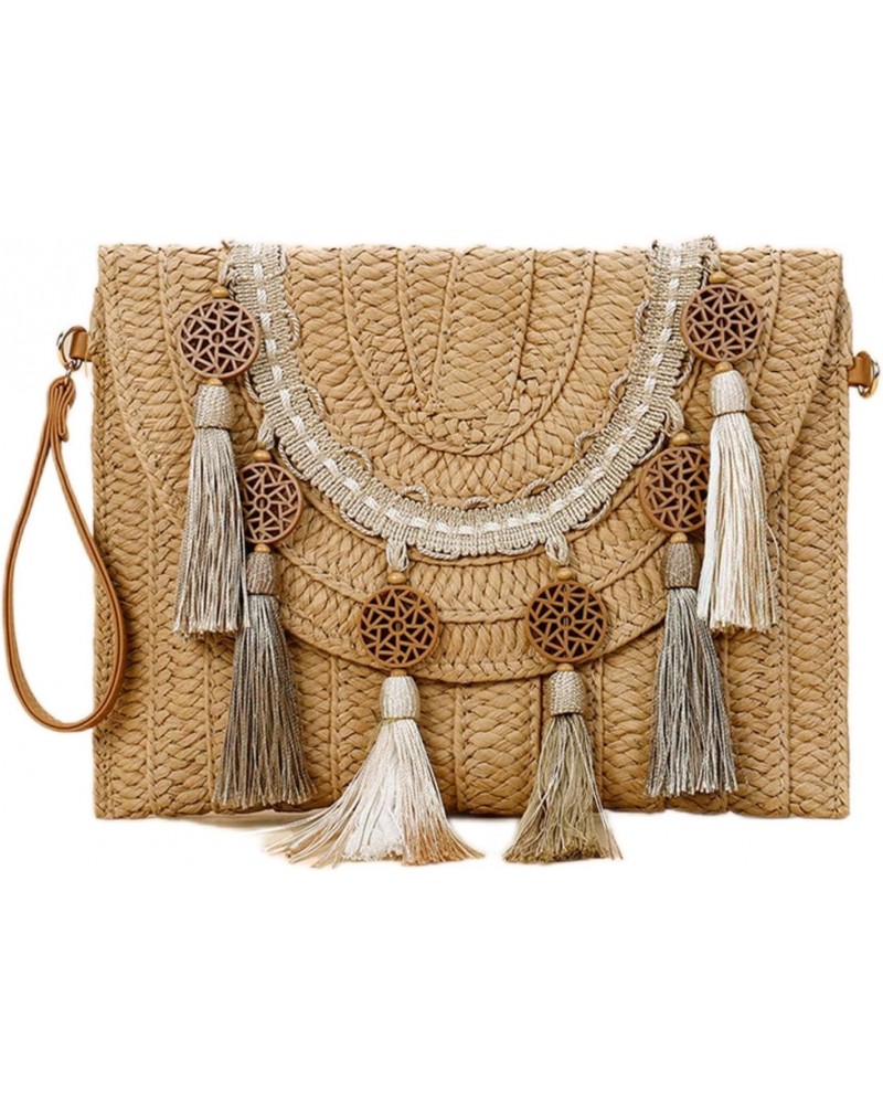 New Clutch Straw Bag Vacation Seaside Mobile Phone Bag Straw Bag Women's Beach Bag/212 $28.51 Clutches