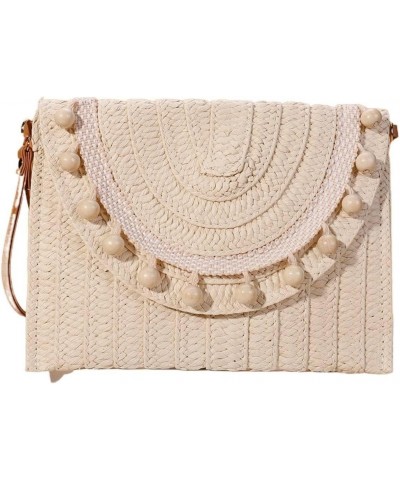 New Clutch Straw Bag Vacation Seaside Mobile Phone Bag Straw Bag Women's Beach Bag/212 $28.51 Clutches