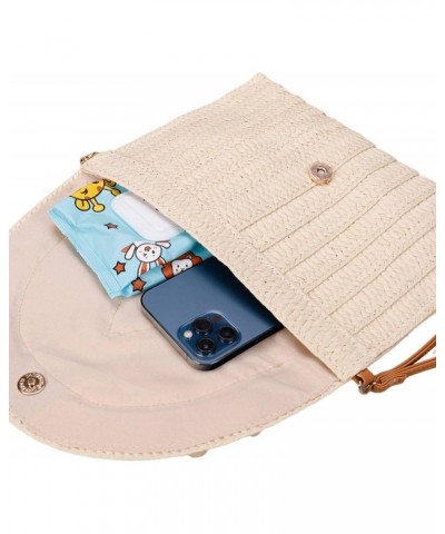 New Clutch Straw Bag Vacation Seaside Mobile Phone Bag Straw Bag Women's Beach Bag/212 $28.51 Clutches