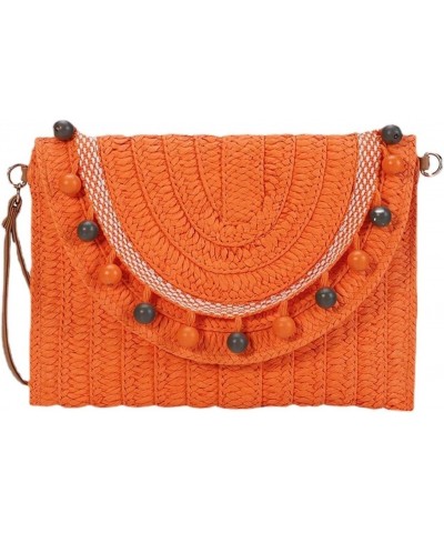 New Clutch Straw Bag Vacation Seaside Mobile Phone Bag Straw Bag Women's Beach Bag/212 $28.51 Clutches