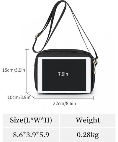 Crossbody Purses for Women Shoulder Handbags Casual Nylon Purse Waterproof Travel Bag Purse with Multi Pockets Black $23.31 C...