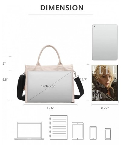 Canvas Tote Bag for Women, Tote Bag Purse with Zipper, Shoulder/Crossbody/Handbag White $14.55 Travel Gear