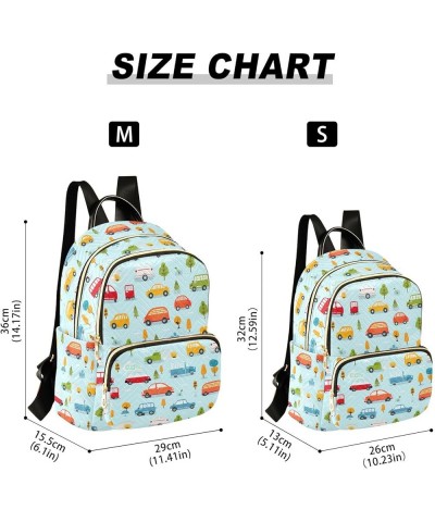 Cute Car Backpack Purse for Women Small Travel Bag Fashion Daypack M 202a3129 M(11.4"x6.1"x14.17") 202a3129 $16.40 Backpacks