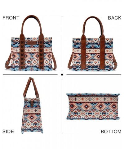 Tote Bags for Women Aztec Purse Ladies Shoulder Bag Hobo Purses and Handbags with Detachable Crossbody Strap Purple1 $22.54 T...