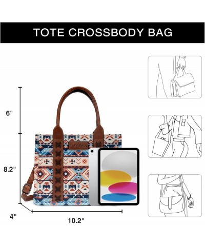 Tote Bags for Women Aztec Purse Ladies Shoulder Bag Hobo Purses and Handbags with Detachable Crossbody Strap Purple1 $22.54 T...