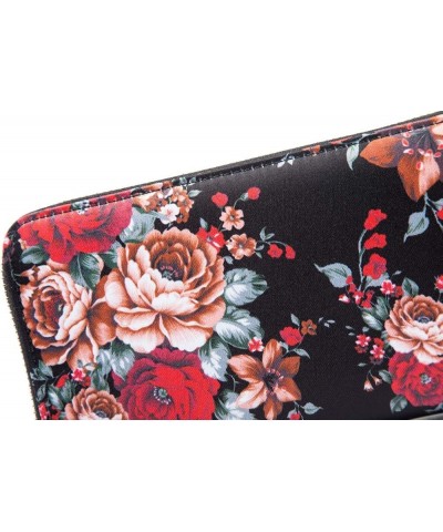 Women's Boho RFID Wallet Clutch - Stylish, Spacious w/Wristlet for Travel, Holds Cards, Phone, Cash BigFlower $11.00 Wallets