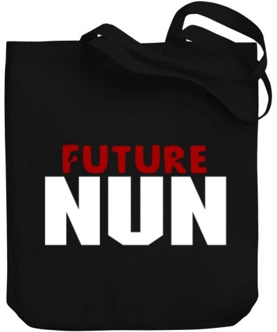 Future Nun Canvas Tote Bag 10.5" x 16" x 4 $17.20 Totes