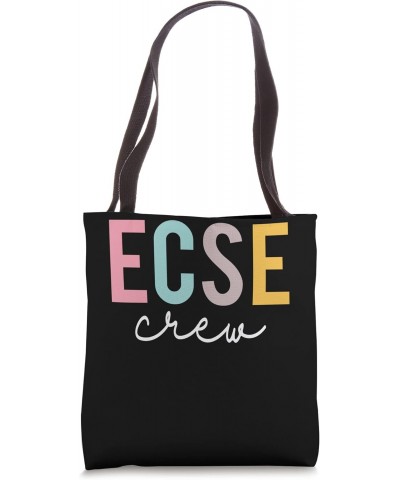 ECSE Crew Colorful Women Appreciation Day Back To School Tote Bag $16.81 Totes