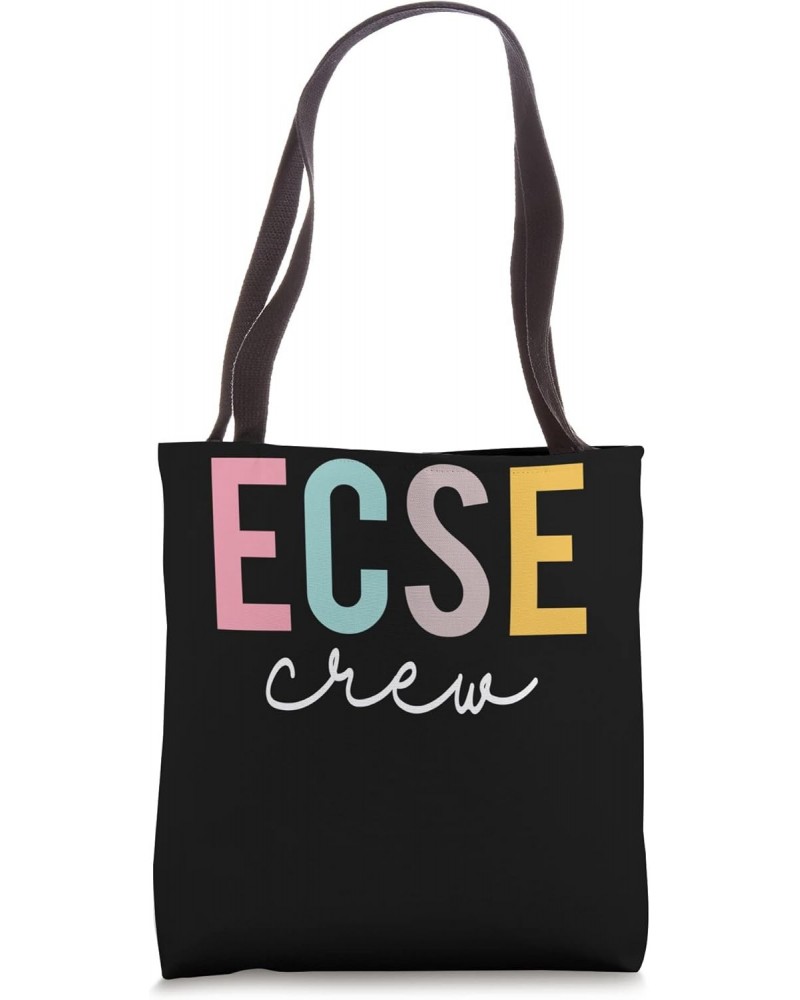 ECSE Crew Colorful Women Appreciation Day Back To School Tote Bag $16.81 Totes