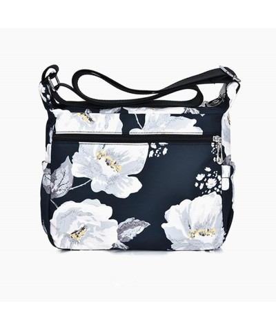 Crossbody Bag Shoulder Bag For Women Multiple Pockets Bag Ladies Messenger Purse Handbags Pink Flower $12.31 Shoulder Bags