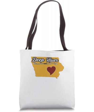 DEEP RIVER IOWA | IA USA Cute Souvenir Merch - US City State Tote Bag $15.30 Totes