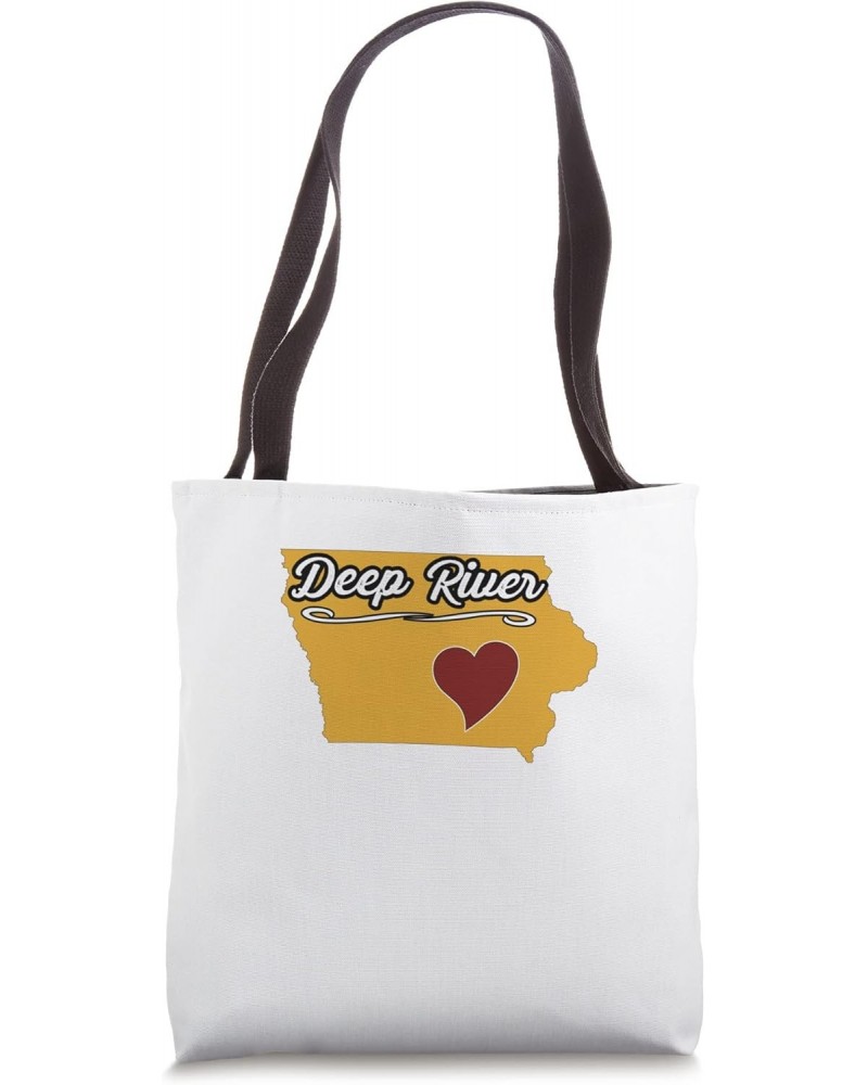 DEEP RIVER IOWA | IA USA Cute Souvenir Merch - US City State Tote Bag $15.30 Totes