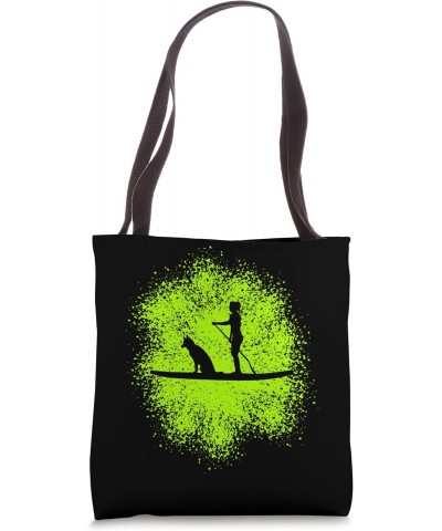 SUP Doggie Paddle Standup Paddling Dog Tote Bag $10.25 Totes