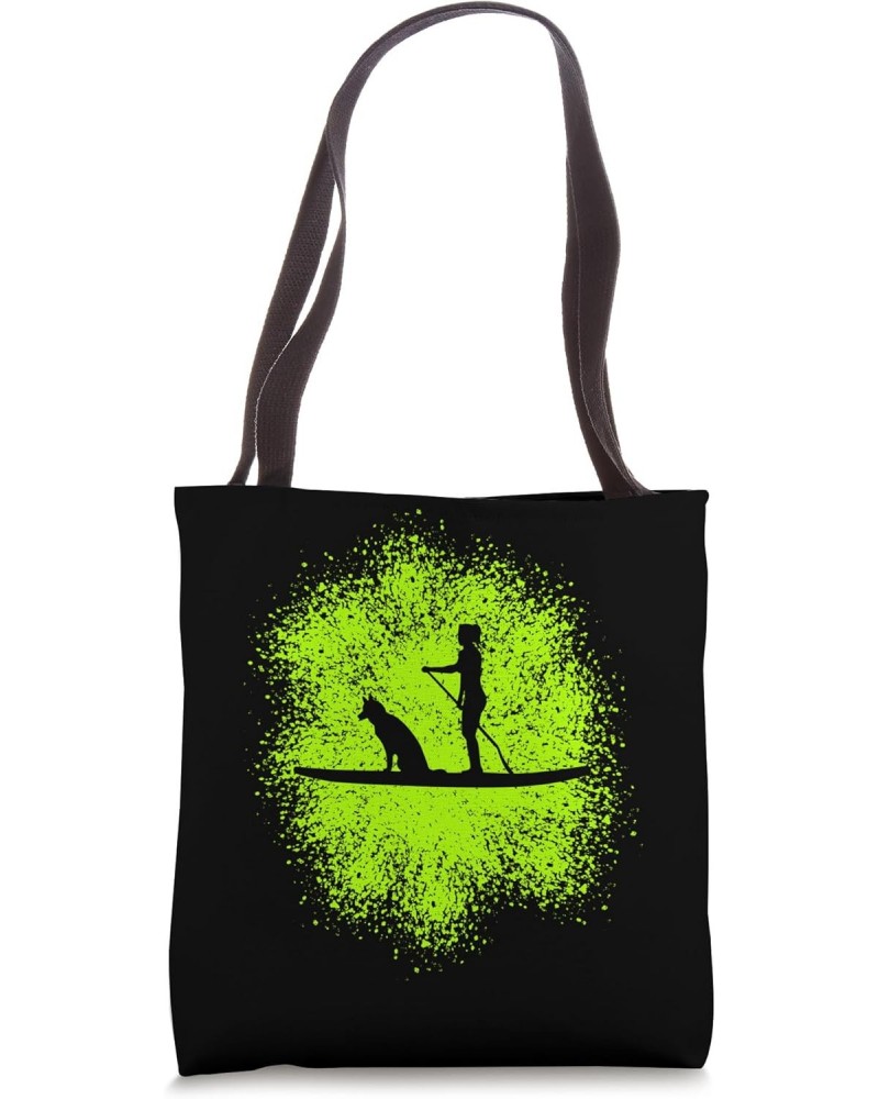 SUP Doggie Paddle Standup Paddling Dog Tote Bag $10.25 Totes