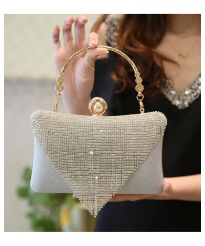 Evening Bag Clutch Purses for Women Elegant Rhinestones Purses Sparkling Handbag Ladies Party Wedding Banquet Bag Black $10.7...