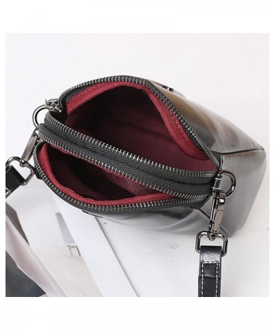 Women Solid Color Crossbody Shoulder Messenger Bag Casual Ladies Small Handbags Flap Coin Purse Red $34.74 Shoulder Bags