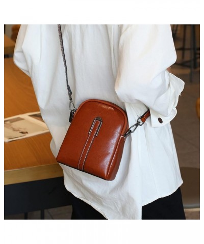 Women Solid Color Crossbody Shoulder Messenger Bag Casual Ladies Small Handbags Flap Coin Purse Red $34.74 Shoulder Bags