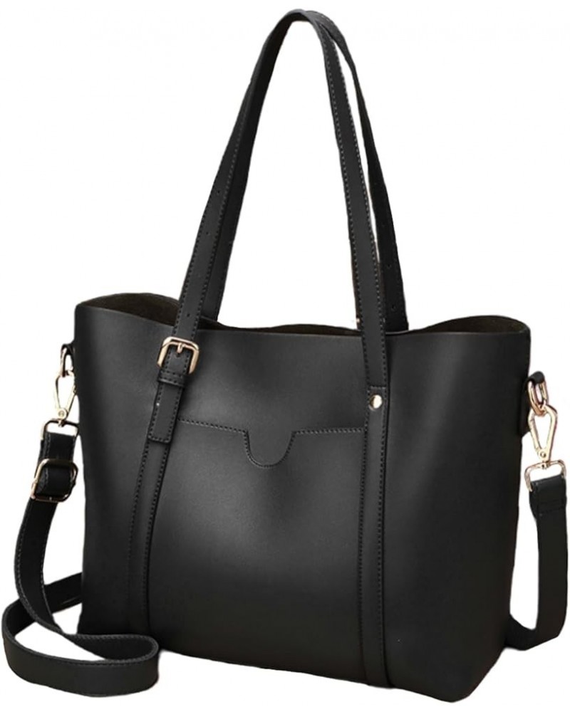 Tote Shoulder Bag Women's Handbag Large Capacity Handbag 2way Mothers Bag Lightweight Commuter Bag Shoulder Bag Black $13.86 ...