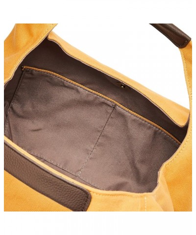 Leather x Canvas Balun Tote Bag Mustard $22.43 Totes