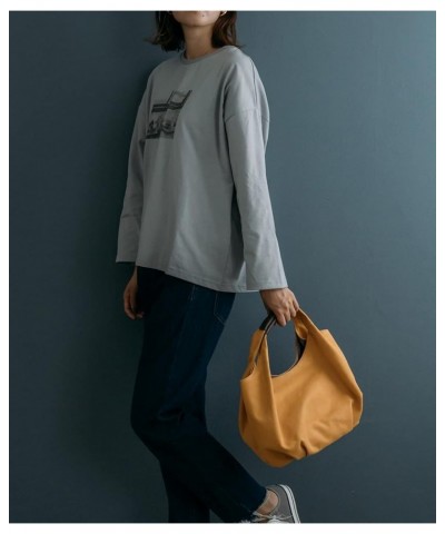 Leather x Canvas Balun Tote Bag Mustard $22.43 Totes