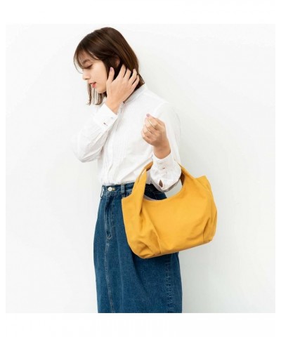 Leather x Canvas Balun Tote Bag Mustard $22.43 Totes