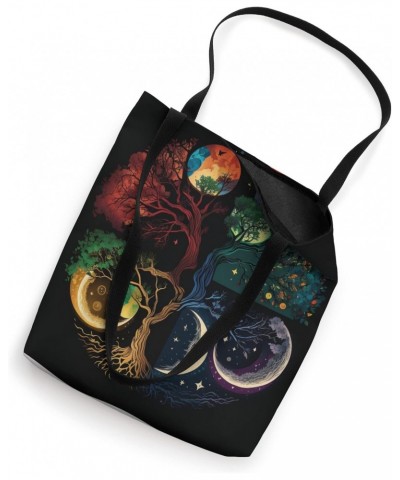 Phases Moon Tree Life Chakra Spiritual Healing Tote Bag $9.05 Totes