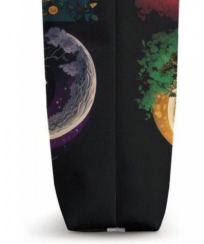 Phases Moon Tree Life Chakra Spiritual Healing Tote Bag $9.05 Totes