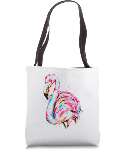 Flamingo Watercolor Love-r Dad Mom Funny Tote Bag $9.24 Totes