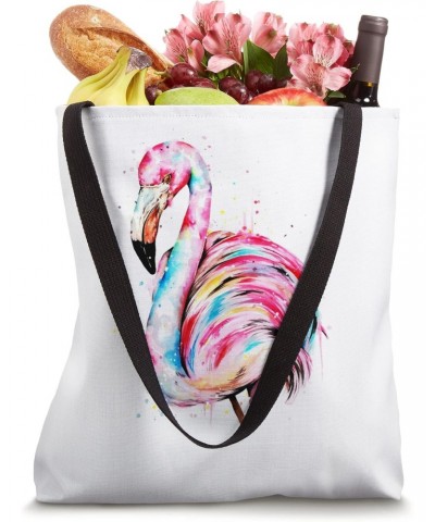 Flamingo Watercolor Love-r Dad Mom Funny Tote Bag $9.24 Totes